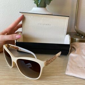BVLGARI sunglasses model 8104 in cream white